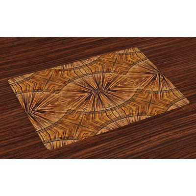Beedeville Tribal Eastern Bamboo Pattern Placemat