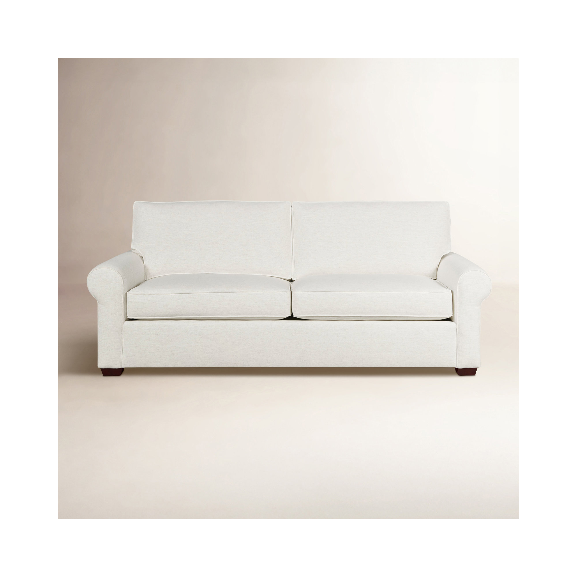 Porter 93.5'' Upholstered Sofa, Classic Bleach White Twill