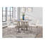 Table de bar carrée naturelle en bois massif +, finition, couleur, design transitionnel, 42 po x 35,93 po, table de bar de 77 lb avec forme carrée, style,
