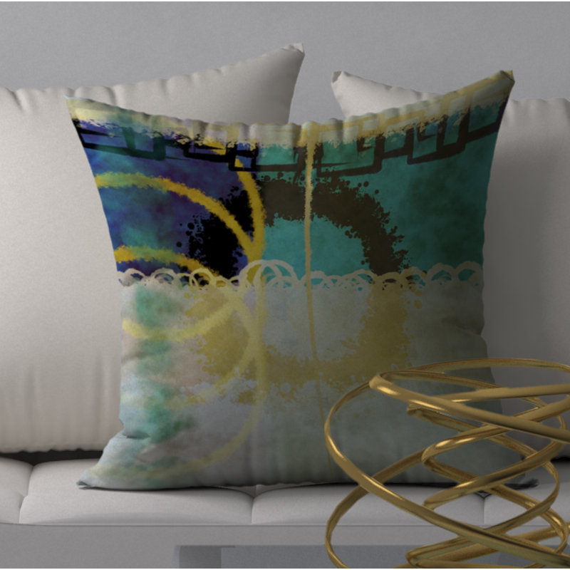 Housse de coussin carrée renommée Smashing, 18" x 18"