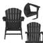 Chaise Adirondack pliante en PEHD pour l'extérieur-589978327