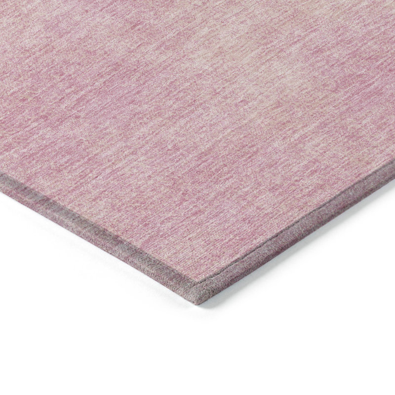 Tapis intérieur lavable rose 9 'X 12'