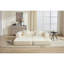 Canapé-lit de 78 po convertible, canapé modulaire en velours côtelé avec 2 coussins, canapé à plancher comprimé compact, idéal pour le salon, la chambre à coucher, un appartement, beige.-131141707