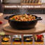 Toque 5L Cast Iron Round Dutch Oven