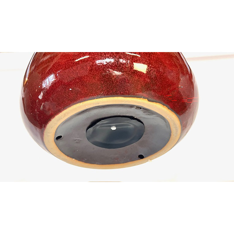 Cabane à oiseaux 7 po x 7 po x 9 po Pisco Egg, Rouge