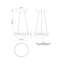 Luminaire suspendu géométrique 1 lumière DEL Virgo-88045376-88045377