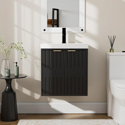 49cm Wall Mounted Bathroom Vanity Base Only
