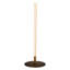 Lampe de table à DEL noire Auletta