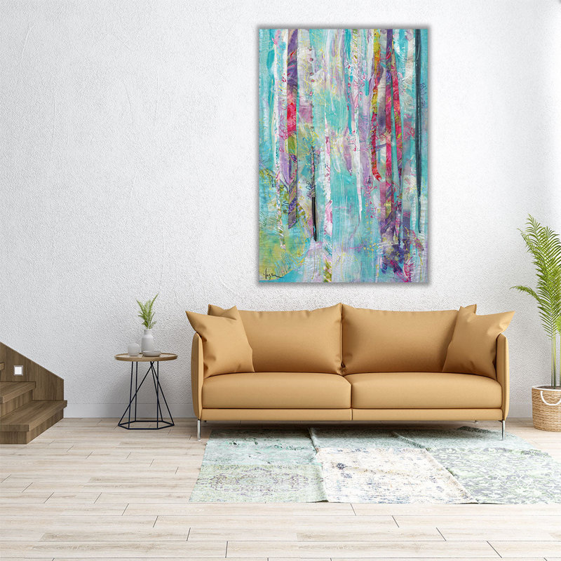 Bloom Shimmer Sparkle I - reproduction d'art sur toile, H 24 po x l 16 po