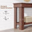 Farmhouse Console Table for Behind Couch, 54-Inch Long Entryway Table with Drawers & Open Storage Shelf-1247914170