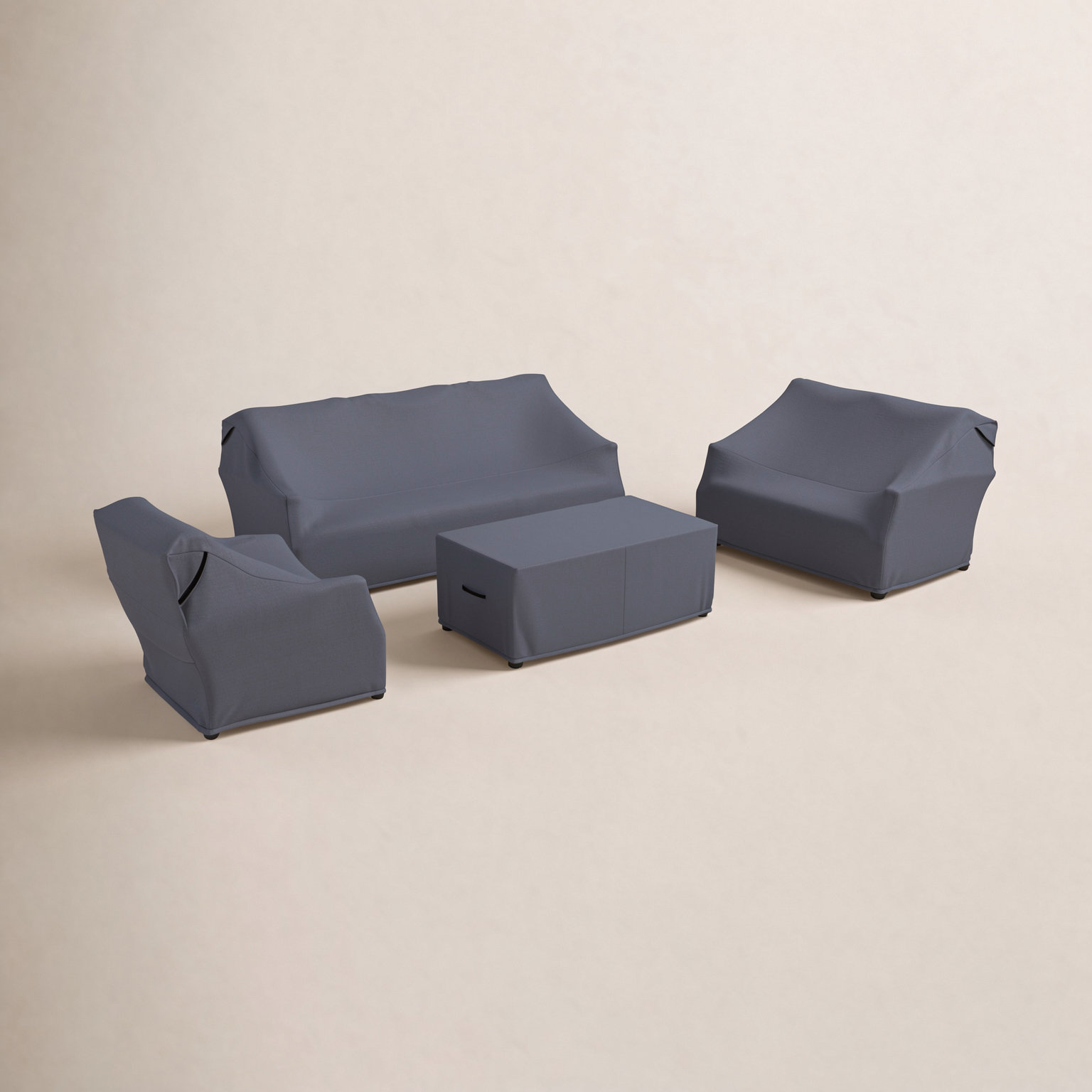 Samya 4-Piece Outdoor Sofa Group Cover