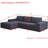 Compression Sofa Upholstered L-Shaped Sectional-478627162-478627164