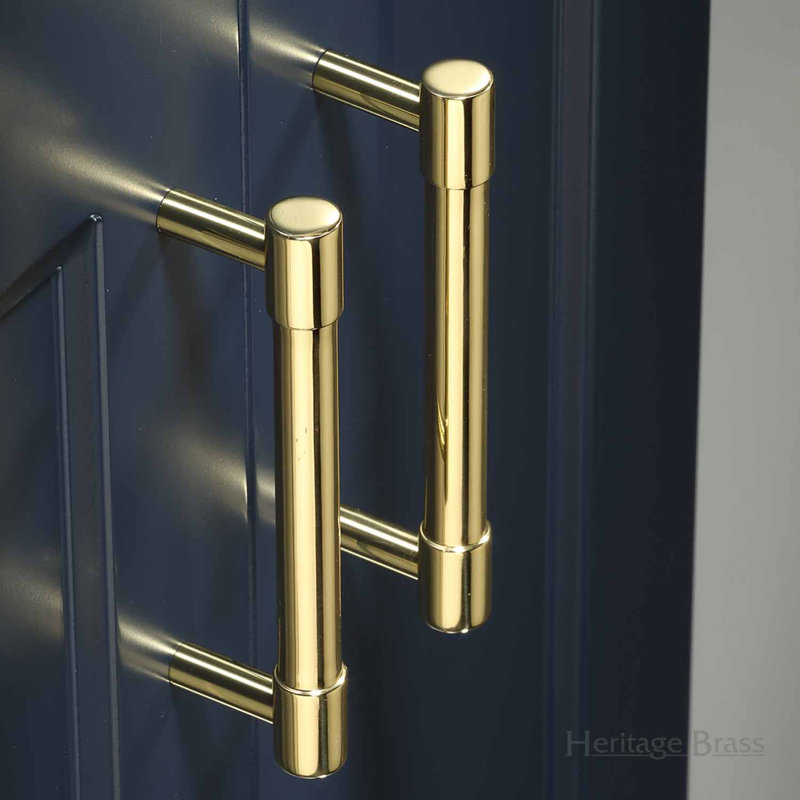 Heritage Brass Heritage Cabinet Pull Phoenix Design, Polished Brass, 16cm H x 11cm W x 17.9cm D