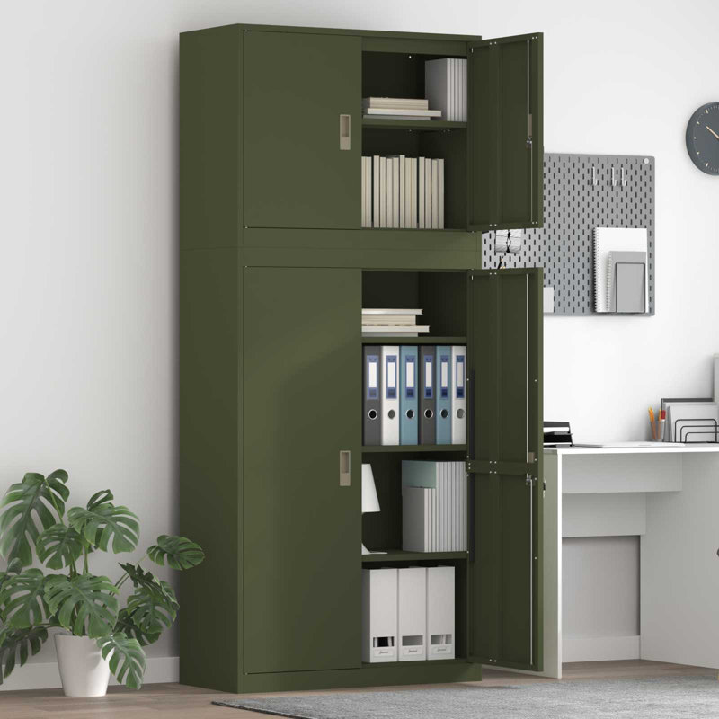 Storage Cabinet, Olive Green