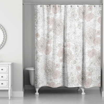 Floral Single Shower Curtain