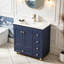 Meuble-lavabo simple 30 po avec plateau en céramique