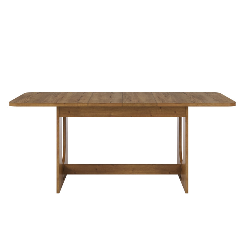 Extendable Dining Table, Dark Wood