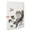 Owl And Two Swallows by Utagawa Toyohiro - Wrapped Canvas Painting-55366804