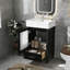 Meuble-lavabo avec lavabo simple, 1 tiroir et 1 porte-1059511371