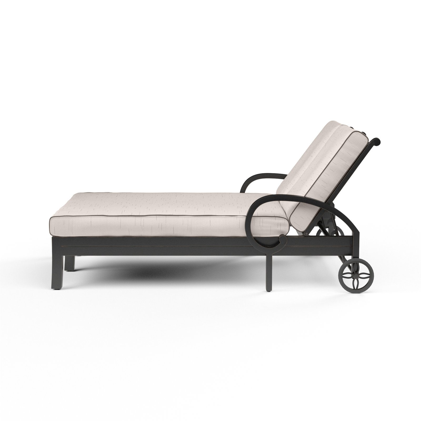 Monterey 54" Sunbrella® Patio Double Chaise Lounge, Canvas Natural Sunbrella® Canvas
