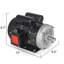 Nouveau moteur électrique 1,5 HP à 56 cadres monophasés TEFC 3450 tr / min 115 / 230V 121556