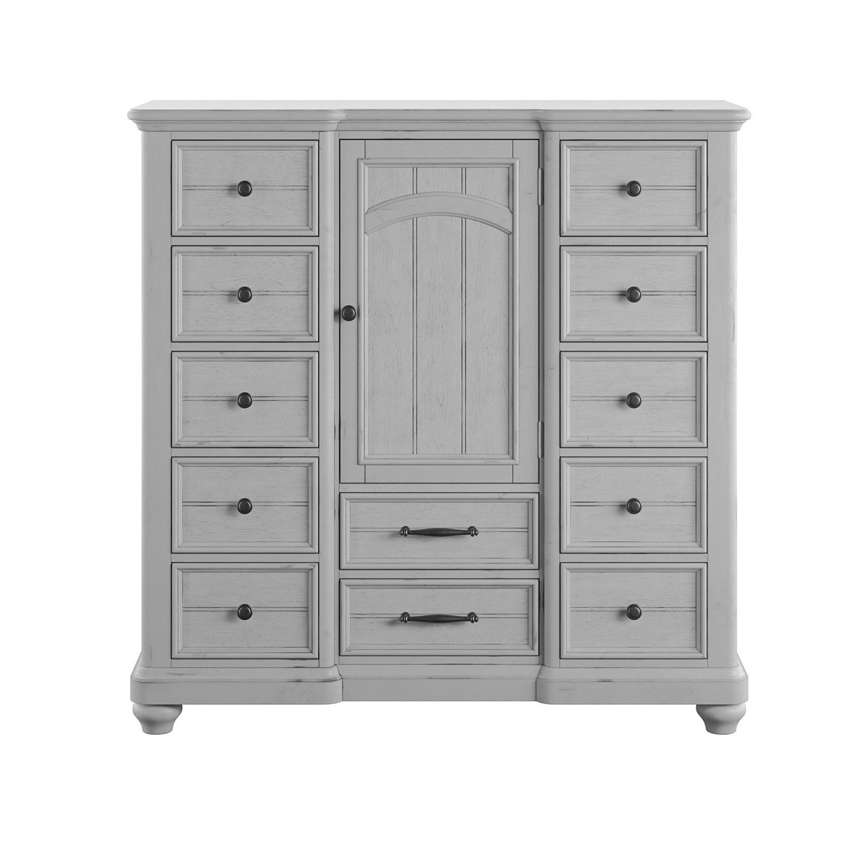 17 Stories Grey 12-Drawer Master Chest With Cabinet - Wayfair Canada
