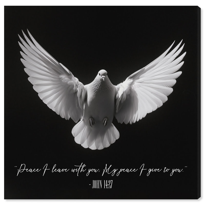  «Peaceful Dove», reproduction d'art sur toile, 24 x 24, 24"H x 24"W, Canvas Unframed