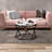 Hexagonal Coffee Table With High Gloss Effect Table Top