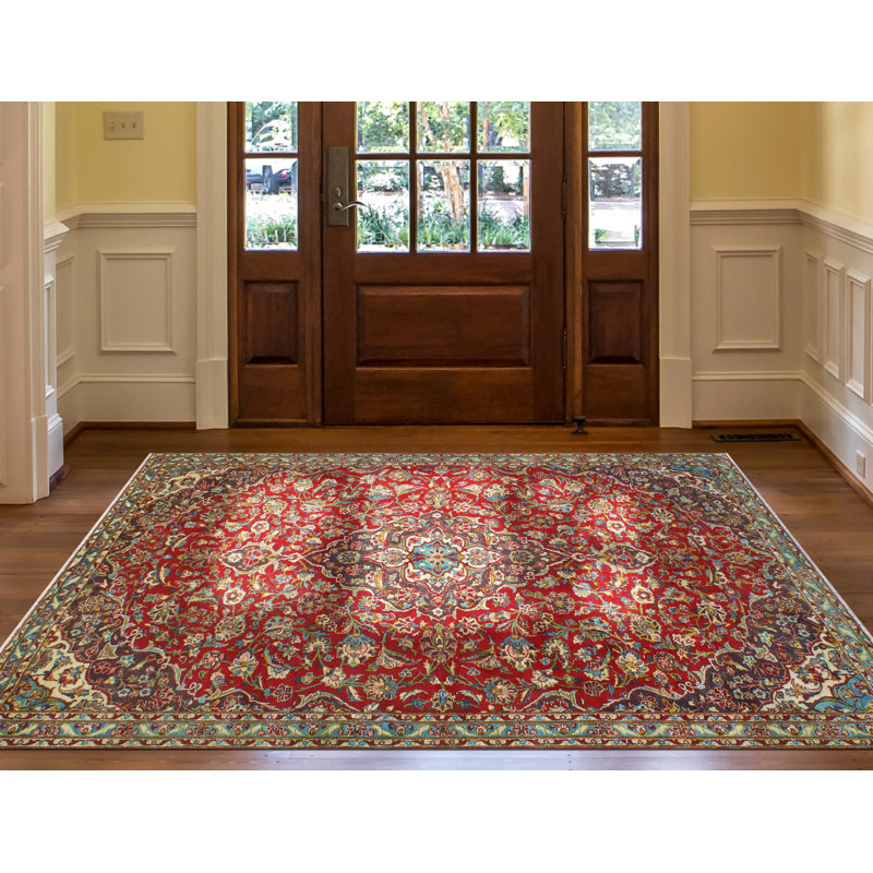 Khylar Distressed Anthonie Red Rug
