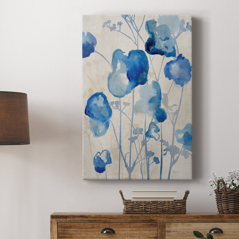 Aube bleue - Cavas enveloppés de galerie, H 18 po x l 12 po