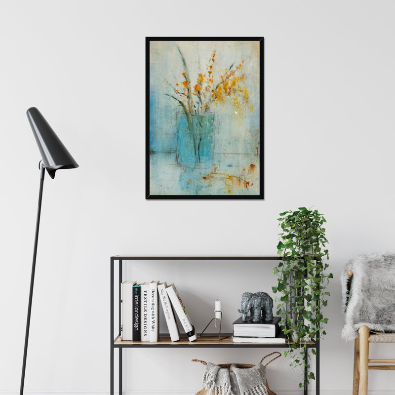 Blue Container II by Timothy O' Toole - Painting, Black Framed Paper Print, 80cm H x 55cm W