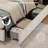 Platform Bed with 4 Storage Drawers, Upholstered Corduroy-524643602