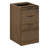 File Cabinet, 3-Drawer Fixed Pedestal Filing Cabinet with Lock for Home Office, Modern Walnut-121883437-121883435