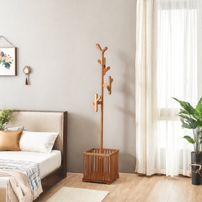Multifunctional Coat Rack with Wheels