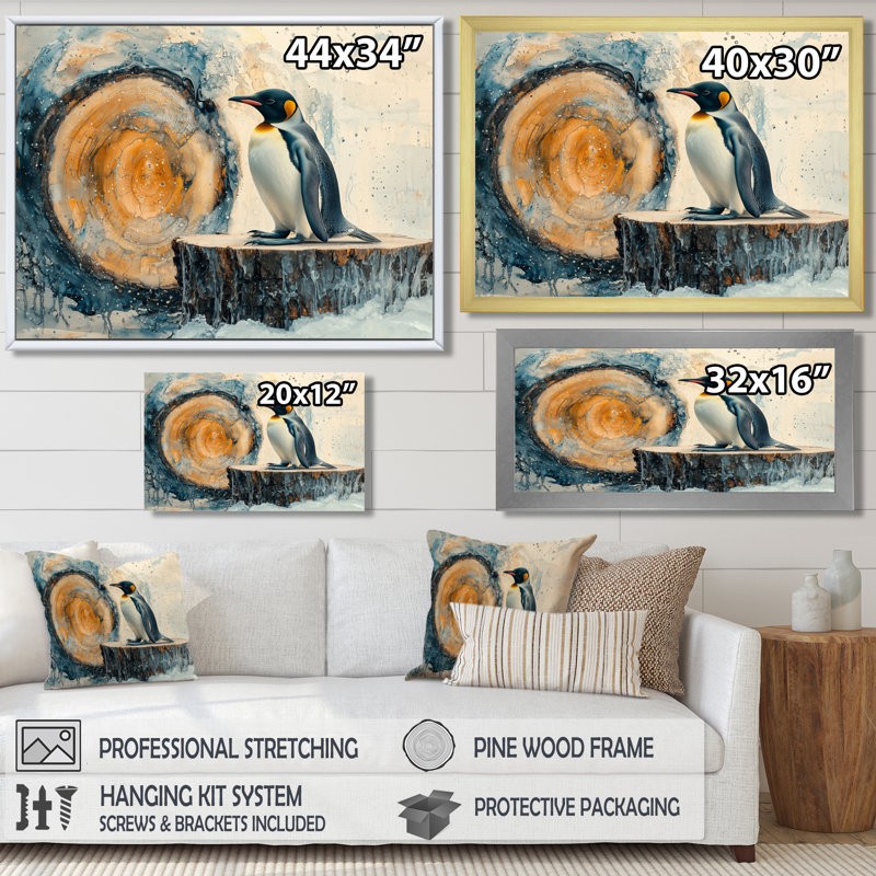 Grane - Animals Oversized Canvas Prints, Single Picture Framed Print, 30" H x 40" W, Black