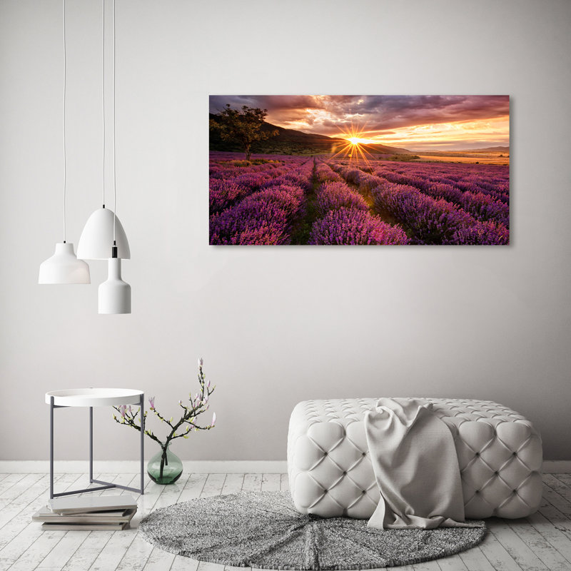 Lavender Field - Wrapped Canvas Print