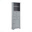 Grande armoire de rangement avec 3 tiroirs et tablettes réglables-1670555754