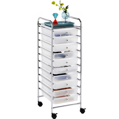 90.5cm H x 36.5cm W Utility Cart with Wheels