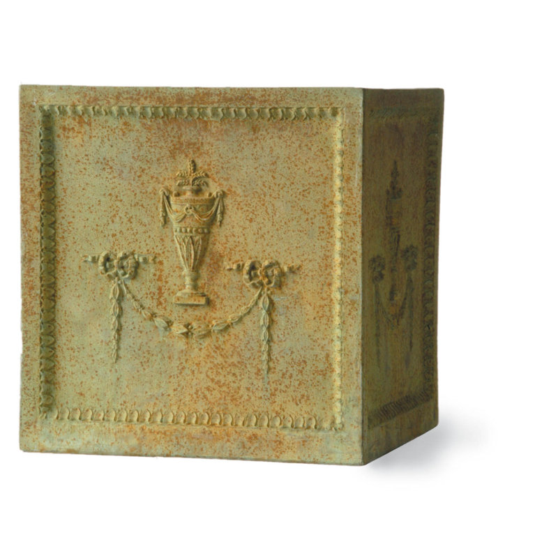 Oscoda Handmade Pot Planter, Medium, Bronze Verdigris