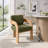 2-Pack Dining Chairs with Pillow Back