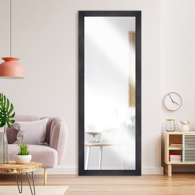 Miroir Ramino, Noir satiné, 41,5 po x 29,5 po
