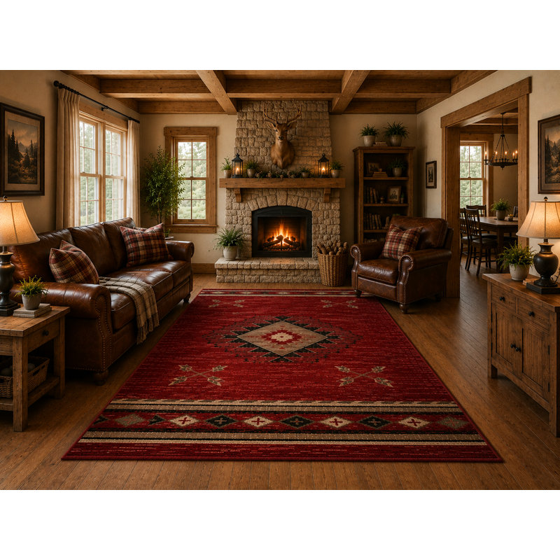 Perrault Southwestern Indoor Rug, Rectangle 7'10" x 9'10"