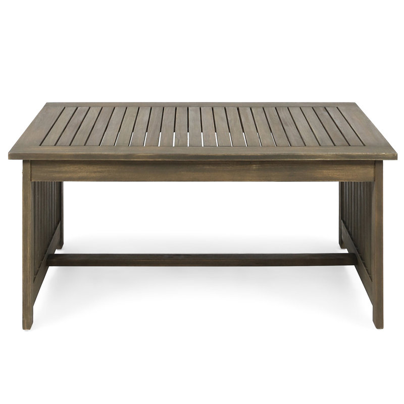 Wood Deck Coffee Side Table - Enhance Your Terrace Add A Touch Of Class