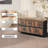 Nilio 5 Drawer 39.5" W Iron Chest-1078549077