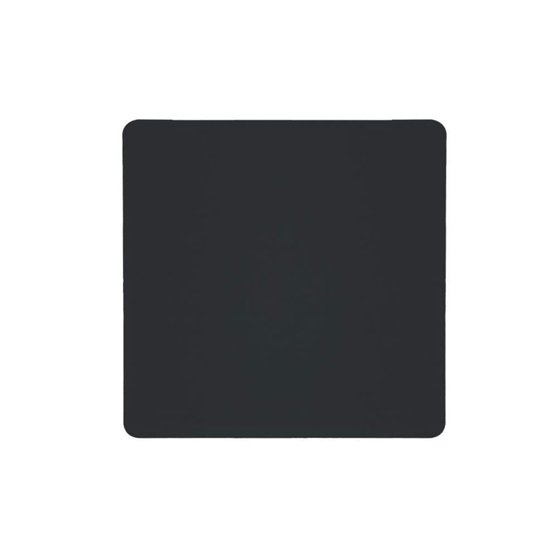 Tapis pour chaise carrée, Noir, L 48 po x P 48 po