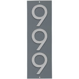 Floating 1-Line Wall Address Plaque