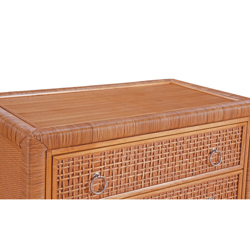 Monterey 3 Drawer 36" W Dresser, Satin Nickel, No, Honey