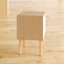 Poppy 2 Drawer Bedside Table