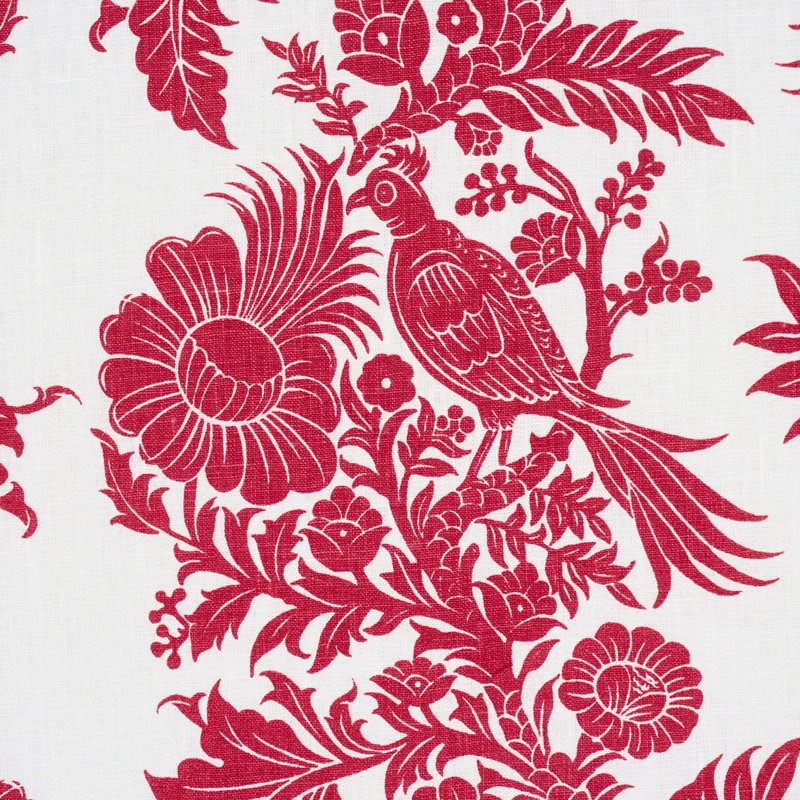 Tissu Schumacher X Marie-Anne Oudejans, Rouge
