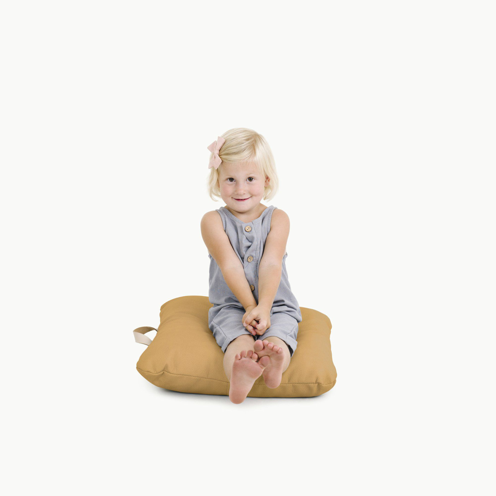 Kids 36'' Floor Cushion, Camel, 7" x 18"